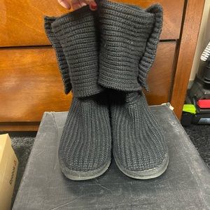 Ugg Knit Boot Black